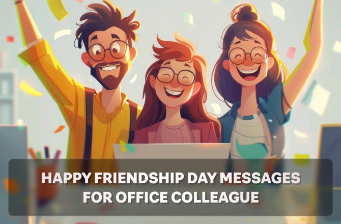 Happy Friendship Day Messages For Office Colleague