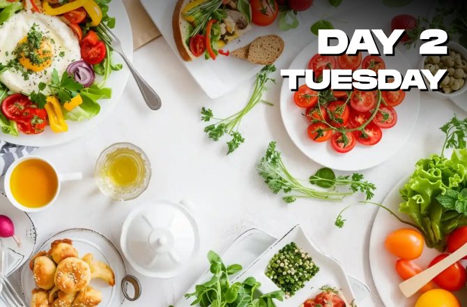 7-Day Meal Plan Day 2 Tuesday