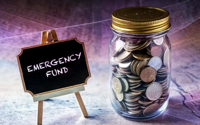 Emergency fund in a jar