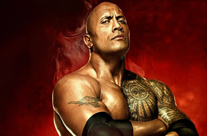 Dwayne Johnson (The Rock) one of the richest actors