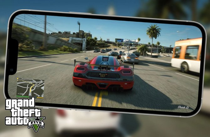 Playing GTA5 in mobile